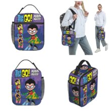 Teen Titans Go Team Comic Insulated Lunch Bags High Capacity Lunch Container Cooler Bag Tote Lunch Box Beach Travel Food Handbag Teen Titans Go Team Comic Insulated Lunch Bags High Capacity Lunch Container Cooler Bag Tote Lunch Box Beach Travel Food Handbag