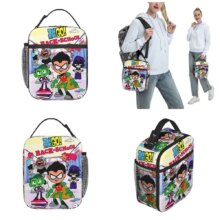 Teen Titans Go Team Comic Insulated Lunch Bags High Capacity Lunch Container Cooler Bag Tote Lunch Box Beach Travel Food Handbag Teen Titans Go Team Comic Insulated Lunch Bags High Capacity Lunch Container Cooler Bag Tote Lunch Box Beach Travel Food Handbag