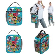 Teen Titans Go Team Comic Insulated Lunch Bags High Capacity Lunch Container Cooler Bag Tote Lunch Box Beach Travel Food Handbag Teen Titans Go Team Comic Insulated Lunch Bags High Capacity Lunch Container Cooler Bag Tote Lunch Box Beach Travel Food Handbag