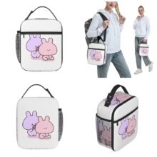 Asamimichaan Cute Asamimi Love Insulated Lunch Bags Portable Reusable Cooler Bag Tote Lunch Box School Outdoor Food Bag Asamimichaan Cute Asamimi Love Insulated Lunch Bags Portable Reusable Cooler Bag Tote Lunch Box School Outdoor Food Bag