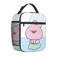 Asamimichaan Cute Asamimi Love Insulated Lunch Bags Portable Reusable Cooler Bag Tote Lunch Box School Outdoor Food Bag Asamimichaan Cute Asamimi Love Insulated Lunch Bags Portable Reusable Cooler Bag Tote Lunch Box School Outdoor Food Bag