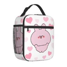 Asamimichaan Cute Asamimi Love Insulated Lunch Bags Portable Reusable Cooler Bag Tote Lunch Box School Outdoor Food Bag Asamimichaan Cute Asamimi Love Insulated Lunch Bags Portable Reusable Cooler Bag Tote Lunch Box School Outdoor Food Bag