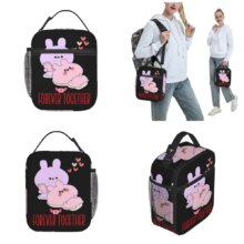 Asamimichaan Cute Asamimi Love Insulated Lunch Bags Portable Reusable Cooler Bag Tote Lunch Box School Outdoor Food Bag Asamimichaan Cute Asamimi Love Insulated Lunch Bags Portable Reusable Cooler Bag Tote Lunch Box School Outdoor Food Bag