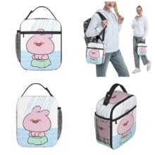 Asamimichaan Cute Asamimi Love Insulated Lunch Bags Portable Reusable Cooler Bag Tote Lunch Box School Outdoor Food Bag Asamimichaan Cute Asamimi Love Insulated Lunch Bags Portable Reusable Cooler Bag Tote Lunch Box School Outdoor Food Bag