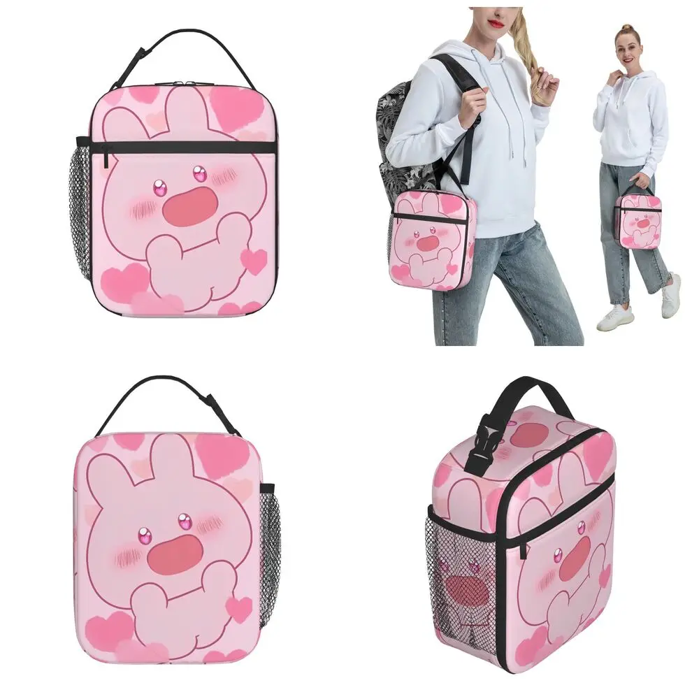 Asamimichan Heart Kawaii Insulated Lunch Bag