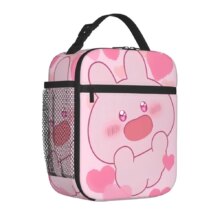 Asamimichaan Cute Asamimi Love Insulated Lunch Bags Portable Reusable Cooler Bag Tote Lunch Box School Outdoor Food Bag Asamimichaan Cute Asamimi Love Insulated Lunch Bags Portable Reusable Cooler Bag Tote Lunch Box School Outdoor Food Bag