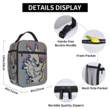 Digimon Tyrannomon Insulated Lunch Bags Thermal Bag Meal Container High Capacity Tote Lunch Box Girl Boy School Outdoor Digimon Tyrannomon Insulated Lunch Bags Thermal Bag Meal Container High Capacity Tote Lunch Box Girl Boy School Outdoor