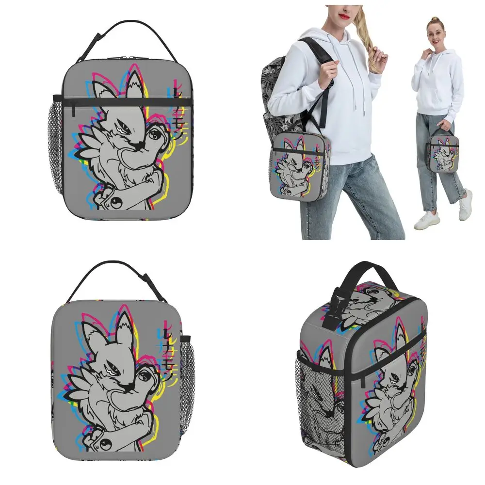 Digimon Renamon Kawaii Insulated Lunch Bag