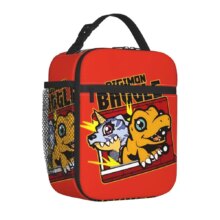Digimon Tyrannomon Insulated Lunch Bags Thermal Bag Meal Container High Capacity Tote Lunch Box Girl Boy School Outdoor Digimon Tyrannomon Insulated Lunch Bags Thermal Bag Meal Container High Capacity Tote Lunch Box Girl Boy School Outdoor