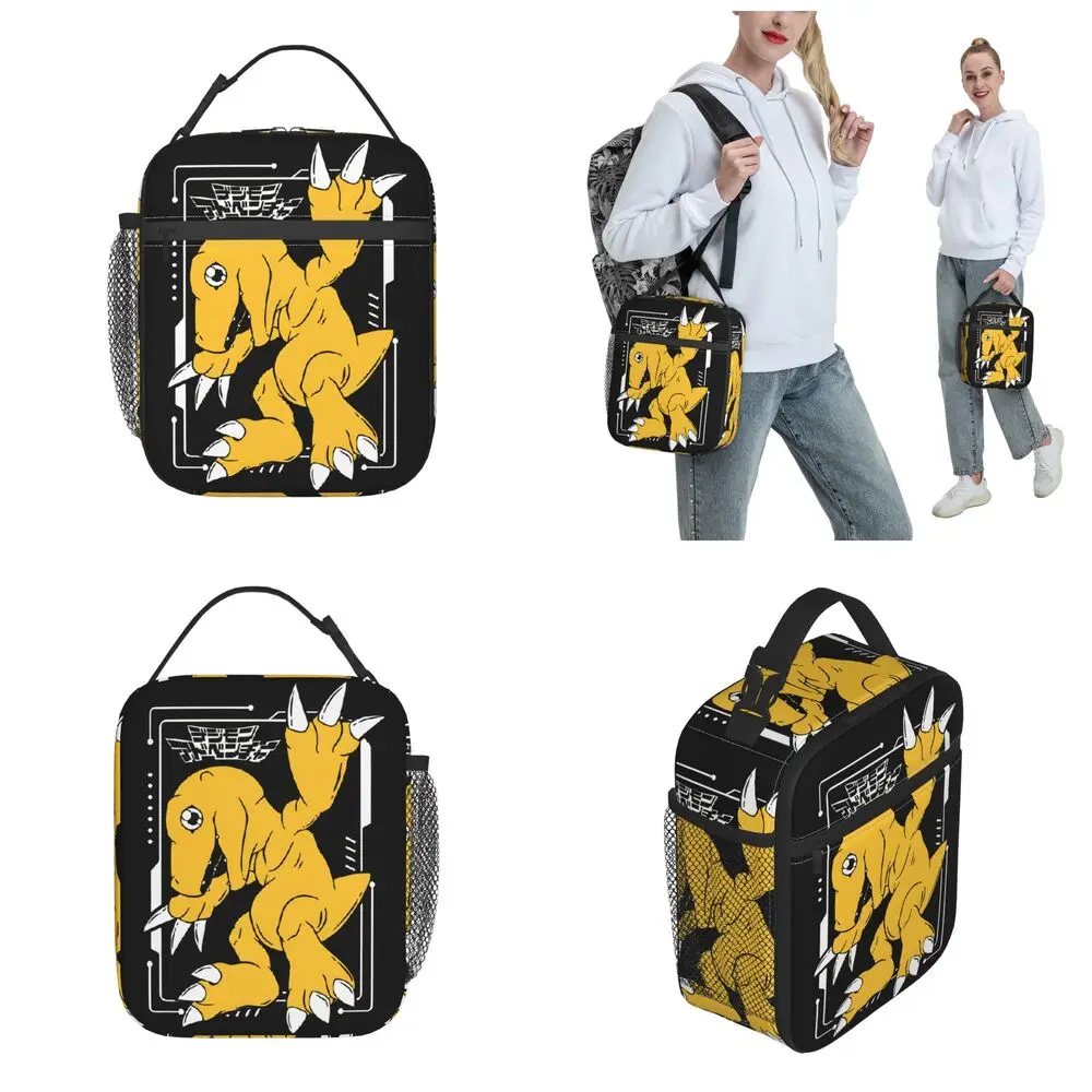 Kawaii Cartoon Digimon Agumon Lunch Bag