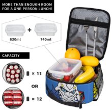 Beelzemon Chibi Insulated Lunch Bags Portable Digimon Anime Meal Container Cooler Bag Lunch Box Tote Beach Picnic Food Bag Beelzemon Chibi Insulated Lunch Bags Portable Digimon Anime Meal Container Cooler Bag Lunch Box Tote Beach Picnic Food Bag