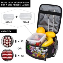 Beelzemon Chibi Insulated Lunch Bags Portable Digimon Anime Meal Container Cooler Bag Lunch Box Tote Beach Picnic Food Bag Beelzemon Chibi Insulated Lunch Bags Portable Digimon Anime Meal Container Cooler Bag Lunch Box Tote Beach Picnic Food Bag