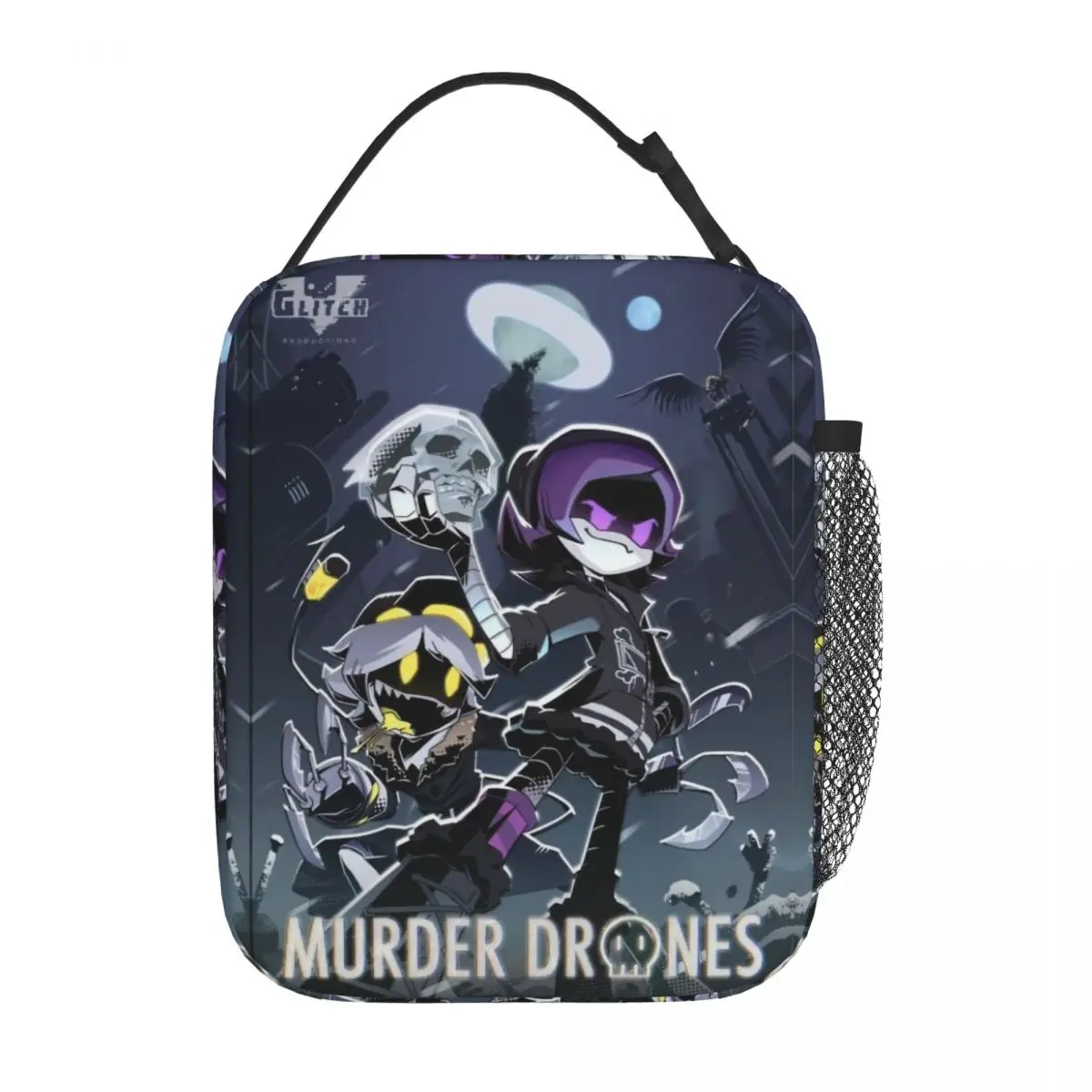 Kawaii Cartoon Murder Drones Insulated Lunch Bag 