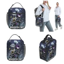 Robot Murder Drones Insulated Lunch Bag Cooler Bag Meal Container Uzi Doorman Horror High Capacity Lunch Box Tote Office Travel Robot Murder Drones Insulated Lunch Bag Cooler Bag Meal Container Uzi Doorman Horror High Capacity Lunch Box Tote Office Travel