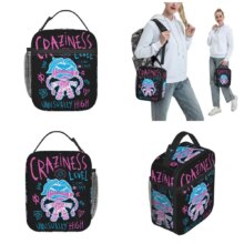 Arcane Insulated Lunch Bags High Capacity Jinx Graffiti Lunch Container Thermal Bag Lunch Box Tote School Travel Food Handbags Arcane Insulated Lunch Bags High Capacity Jinx Graffiti Lunch Container Thermal Bag Lunch Box Tote School Travel Food Handbags