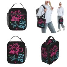 Arcane Insulated Lunch Bags High Capacity Jinx Graffiti Lunch Container Thermal Bag Lunch Box Tote School Travel Food Handbags Arcane Insulated Lunch Bags High Capacity Jinx Graffiti Lunch Container Thermal Bag Lunch Box Tote School Travel Food Handbags