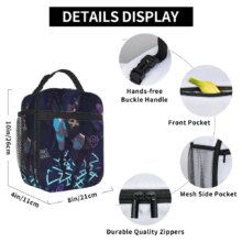 Arcane Insulated Lunch Bags High Capacity Jinx Graffiti Lunch Container Thermal Bag Lunch Box Tote School Travel Food Handbags Arcane Insulated Lunch Bags High Capacity Jinx Graffiti Lunch Container Thermal Bag Lunch Box Tote School Travel Food Handbags