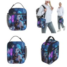 Arcane Insulated Lunch Bags High Capacity Jinx Graffiti Lunch Container Thermal Bag Lunch Box Tote School Travel Food Handbags Arcane Insulated Lunch Bags High Capacity Jinx Graffiti Lunch Container Thermal Bag Lunch Box Tote School Travel Food Handbags