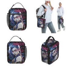 Arcane Insulated Lunch Bags High Capacity Jinx Graffiti Lunch Container Thermal Bag Lunch Box Tote School Travel Food Handbags Arcane Insulated Lunch Bags High Capacity Jinx Graffiti Lunch Container Thermal Bag Lunch Box Tote School Travel Food Handbags