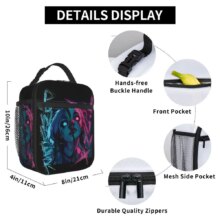 Arcane Insulated Lunch Bags High Capacity Jinx Graffiti Lunch Container Thermal Bag Lunch Box Tote School Travel Food Handbags Arcane Insulated Lunch Bags High Capacity Jinx Graffiti Lunch Container Thermal Bag Lunch Box Tote School Travel Food Handbags