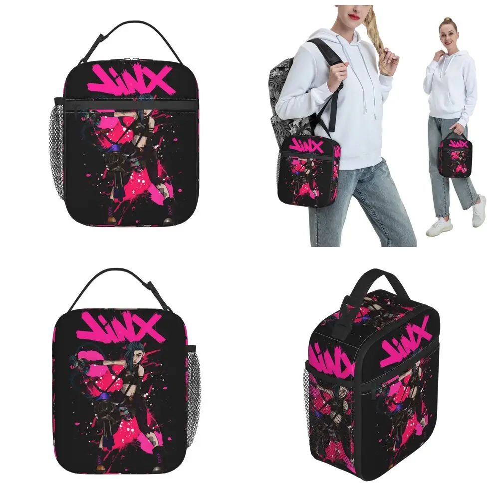 Arcane Jinx Graffiti Polyester Kawaii Lunch Bag 