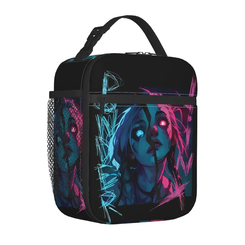 Kawaii Arcane Jinx Graffiti Printed Insulated Lunch Bag