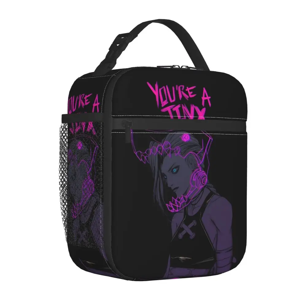 Kawaii Jinx Arcane Graffiti Polyester Lunch Bag