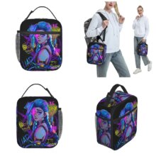 Arcane Insulated Lunch Bags High Capacity Jinx Graffiti Lunch Container Thermal Bag Lunch Box Tote School Travel Food Handbags Arcane Insulated Lunch Bags High Capacity Jinx Graffiti Lunch Container Thermal Bag Lunch Box Tote School Travel Food Handbags