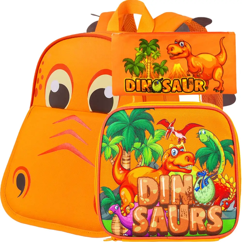 3PCS Dinosaur Kawaii Backpack 3PCS Dinosaur Kawaii Backpack