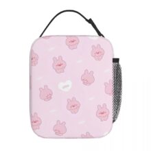 Kawaii Asamimichan Pattern Insulated Lunch Bag Kawaii Asamimichan Pattern Insulated Lunch Bag