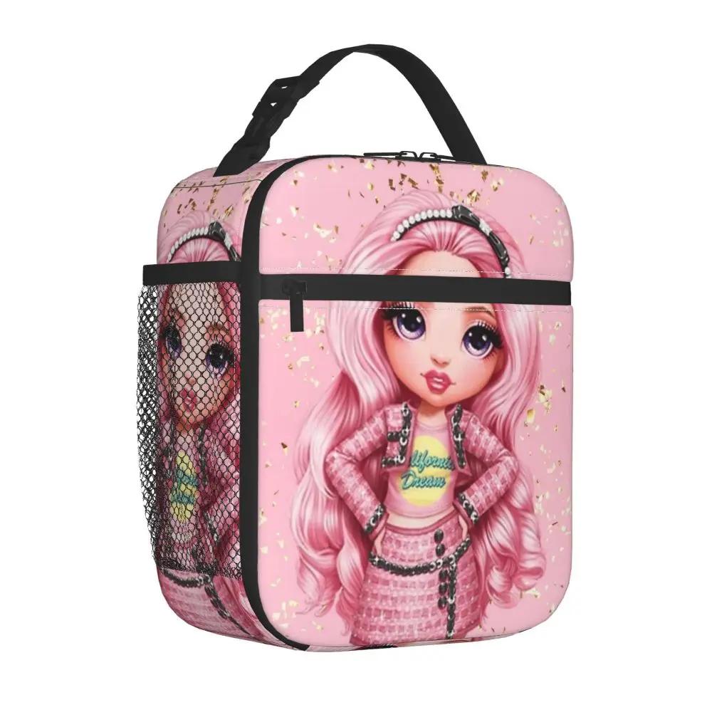 Kawaii Anime Rainbow High Bella Parker Lunch Bag