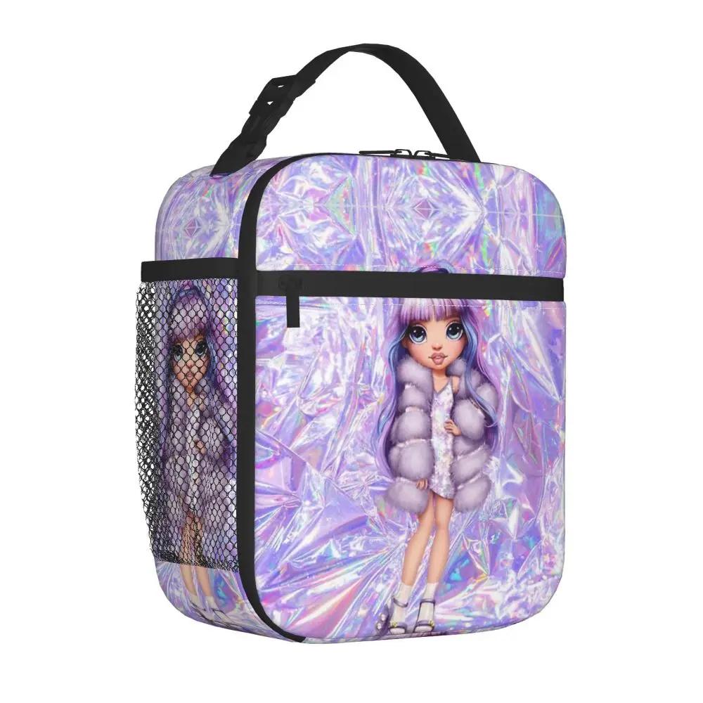 Kawaii Anime Rainbow High Violet Willow Lunch Bag