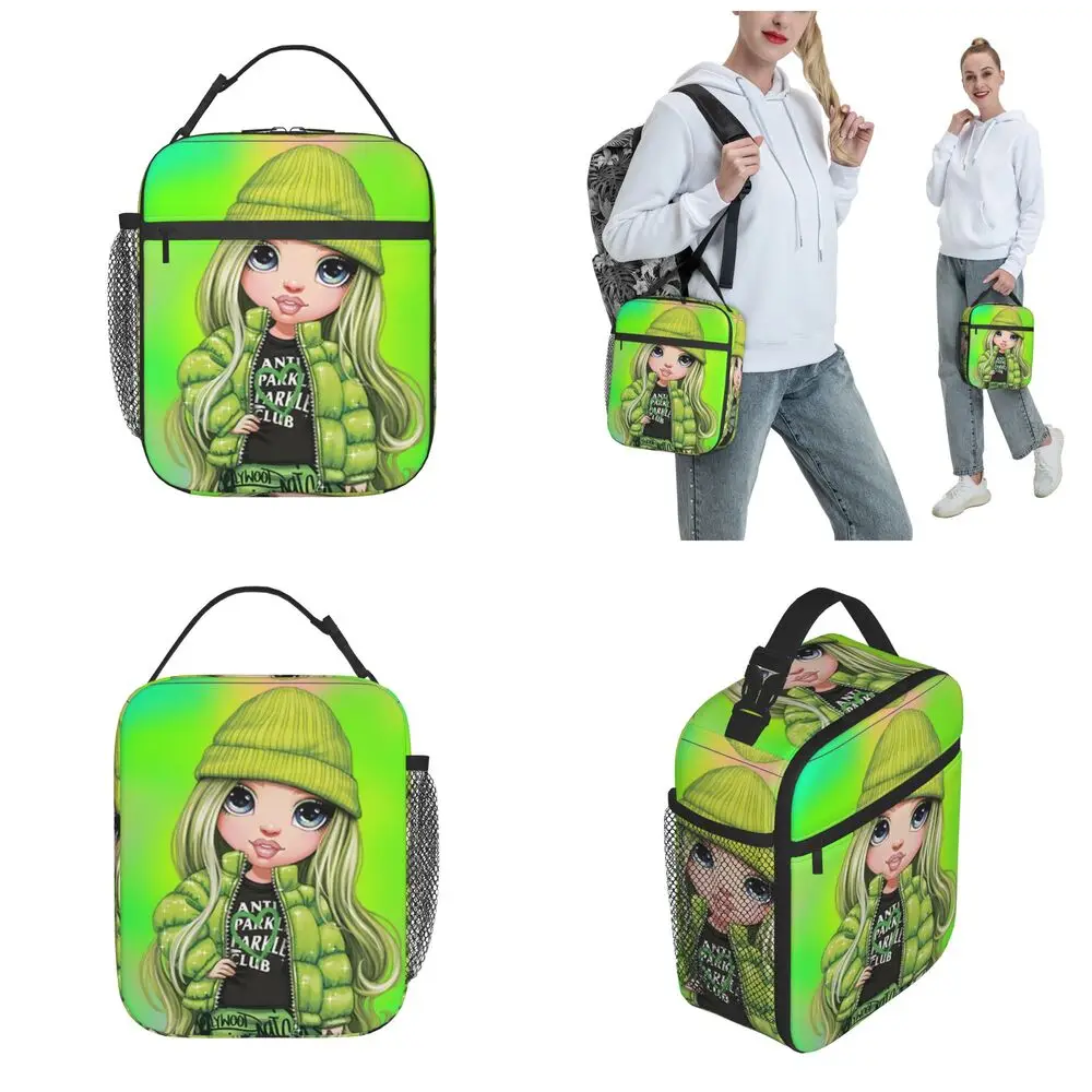 Kawaii Anime Rainbow High Jade Hunter Lunch Bag