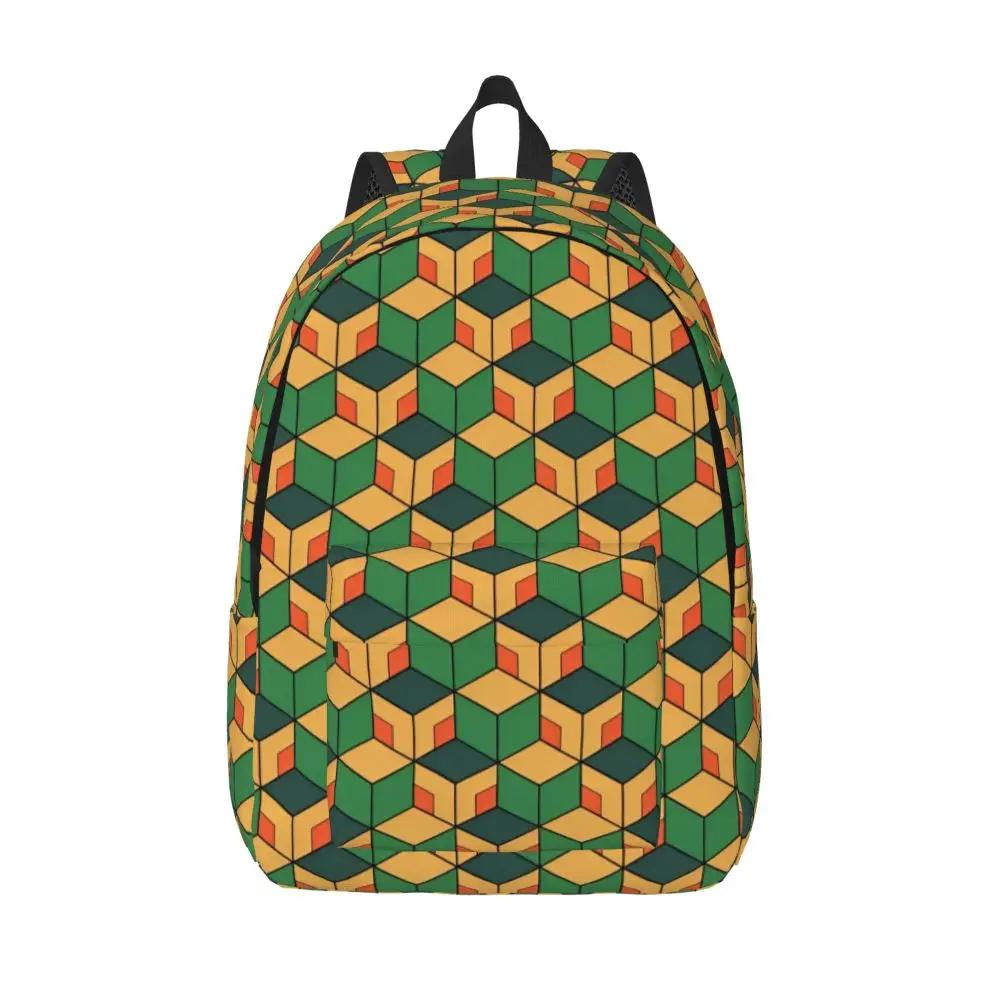 Kawaii Anime Demon Slayer Sabito Pattern Backpack