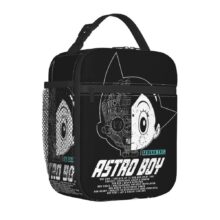 Anime Kawaii Astro Boy Black Lunch Bag Anime Kawaii Astro Boy Black Lunch Bag