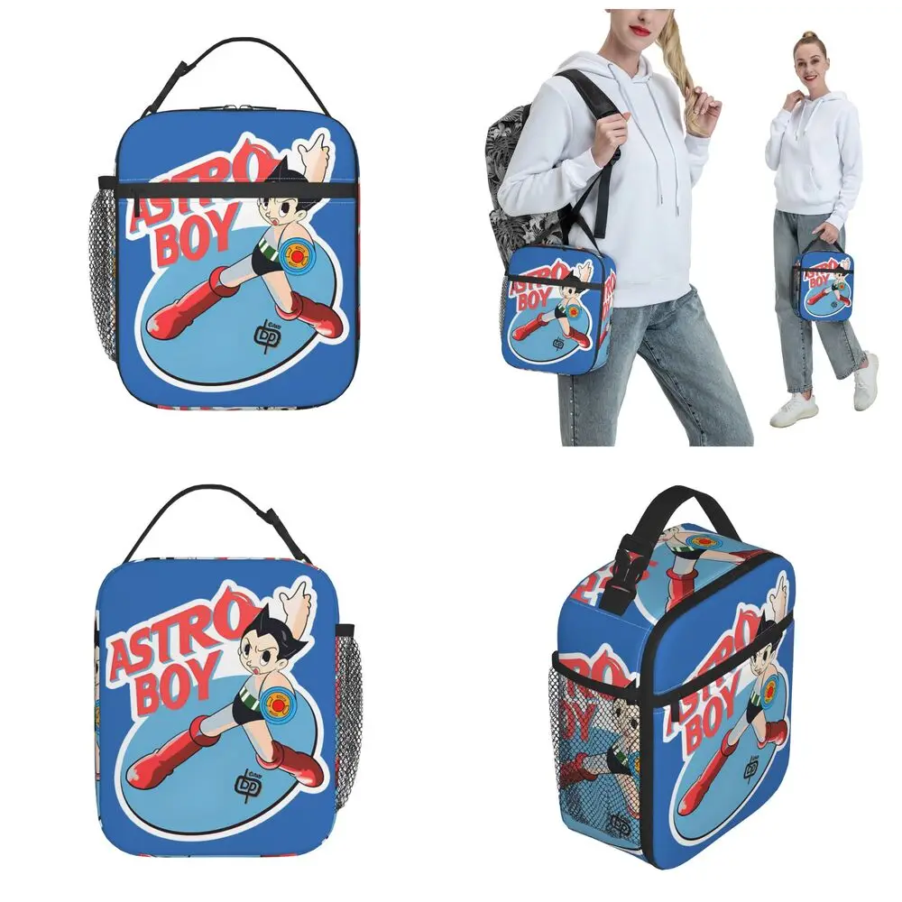 Kawaii Anime Astro Boy Blue Lunch Bag