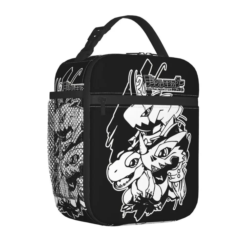 Kawaii Cartoon Digimon Digital Monsters Lunch Bag