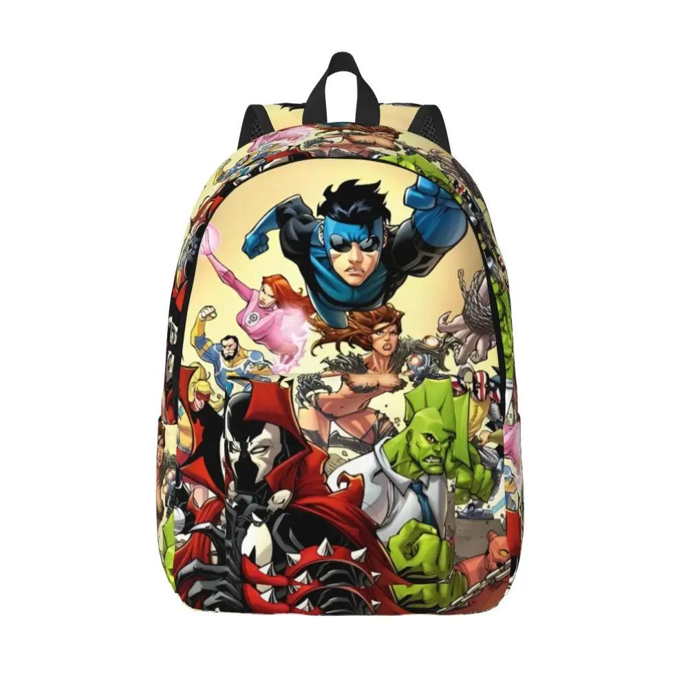 Cartoon Kawaii Invincible Character Student Backpack