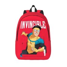 Kawaii Cartoon Invincible Red Backpack Kawaii Cartoon Invincible Red Backpack