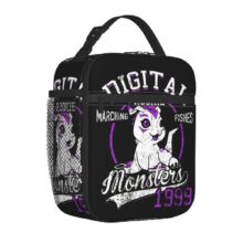 Kawaii Cartoon Digimon Marching Fishes Lunch Bag Kawaii Cartoon Digimon Marching Fishes Lunch Bag