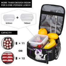 Kawaii Cartoon Digimon Marching Fishes Lunch Bag Kawaii Cartoon Digimon Marching Fishes Lunch Bag