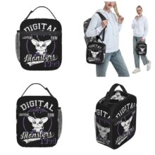 Kawaii Cartoon Digimon Lightning Paw Lunch Bag Kawaii Cartoon Digimon Lightning Paw Lunch Bag
