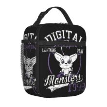 Kawaii Cartoon Digimon Lightning Paw Lunch Bag Kawaii Cartoon Digimon Lightning Paw Lunch Bag