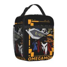 Kawaii Cartoon Digimon Omegamon Insulated Lunch Bag Kawaii Cartoon Digimon Omegamon Insulated Lunch Bag