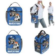 Kawaii Cartoon Digimon Adventure Joe Kido And Gomamon Insulated Lunch Bag Kawaii Cartoon Digimon Adventure Joe Kido And Gomamon Insulated Lunch Bag