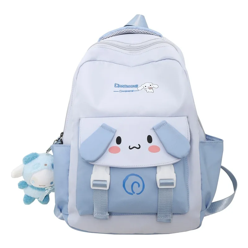 Kawaii Sanrio Cartoon Cinnamoroll Canvas Backpack