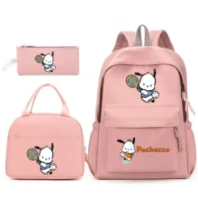 333342-a1fee1-640×640 3Pcs/Set Cartoon Pochacco Kawaii Backpack With Lunch Bag