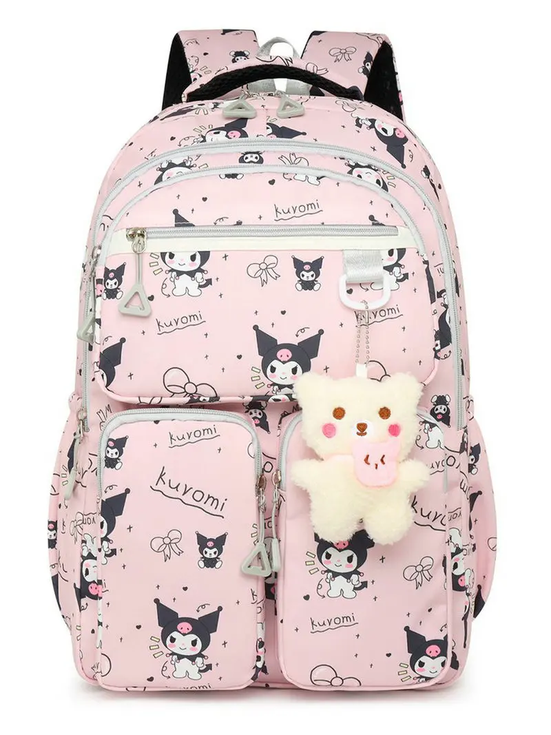 Kuromi Kawaii Printed Backpack