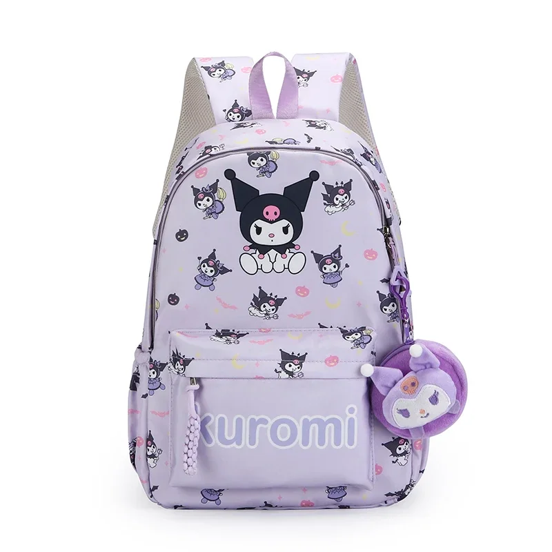 Cartoon Kawaii Kuromi Student School Bag 