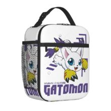 Kawaii Cartoon Digimon Gatomon Lunch Bag Kawaii Cartoon Digimon Gatomon Lunch Bag